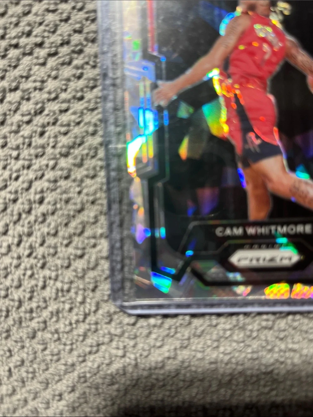 2023-24 Panini Prizm Cracked Ice Cam Whitmore (RC) #129